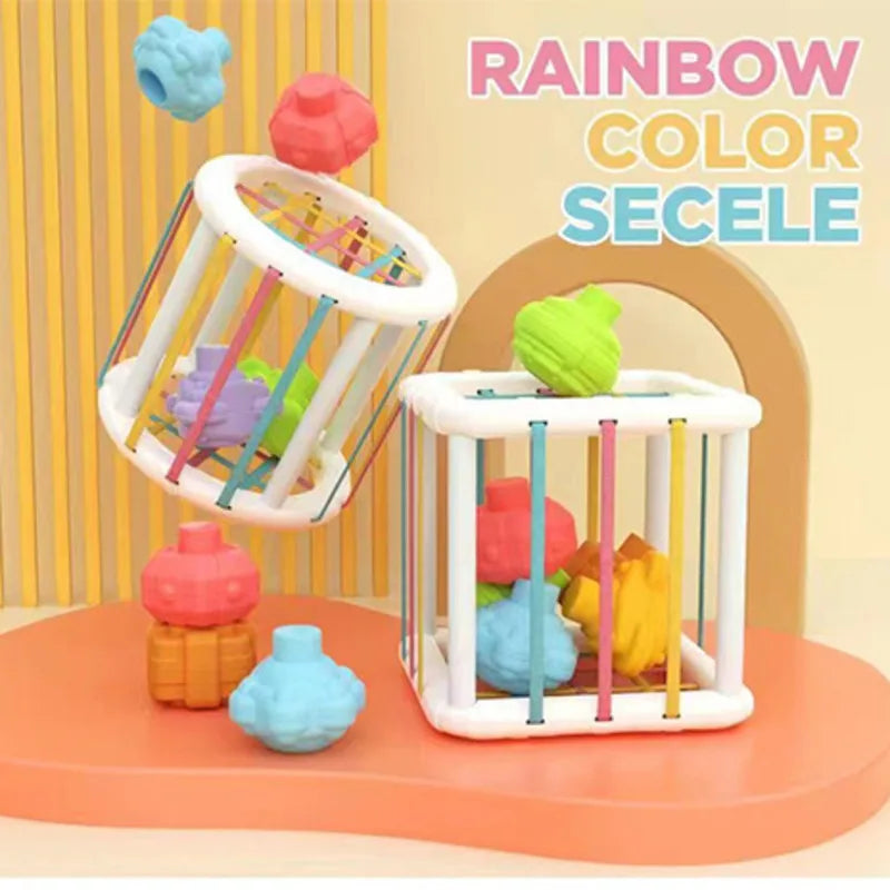 Colorful Shape Sorting Montessori Learning Toy