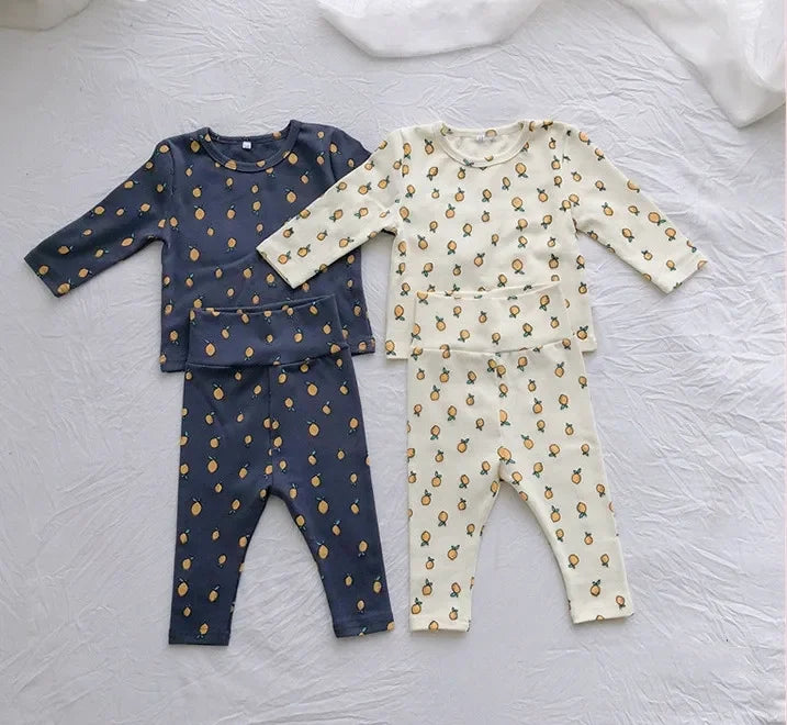 Cotton Warm Toddler Pajama Set