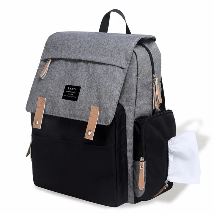LAND Large Capacity Mommy Diaper Backpack
