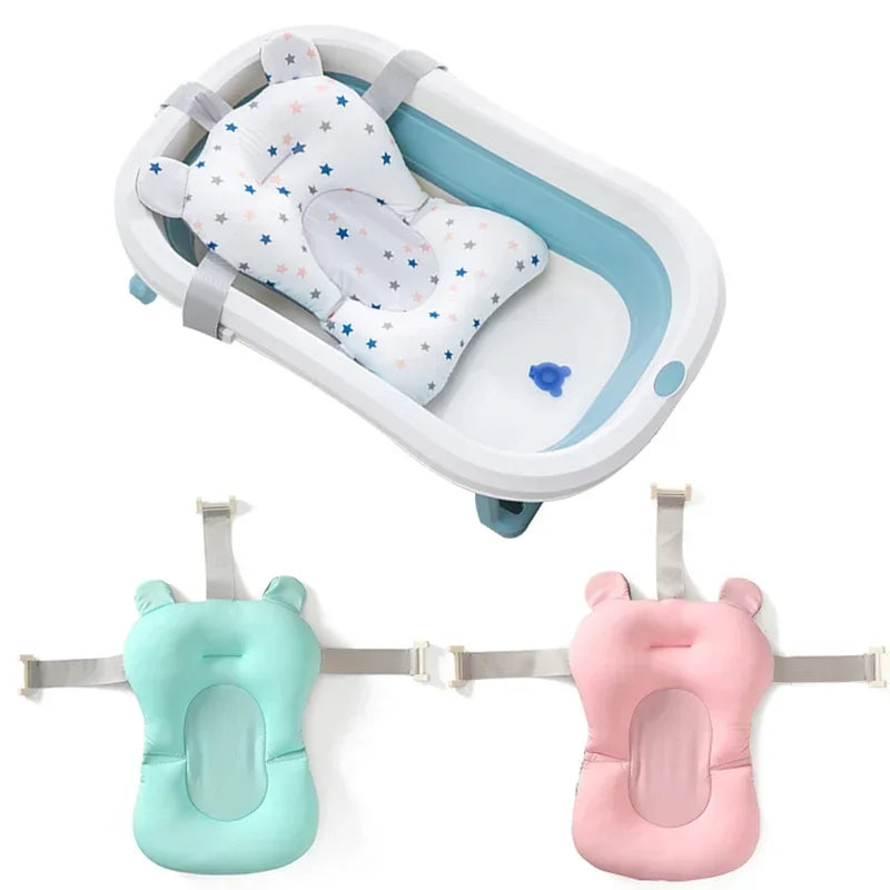 Newborn Bath Pillow – Soft Anti-Slip Baby Support Cushion