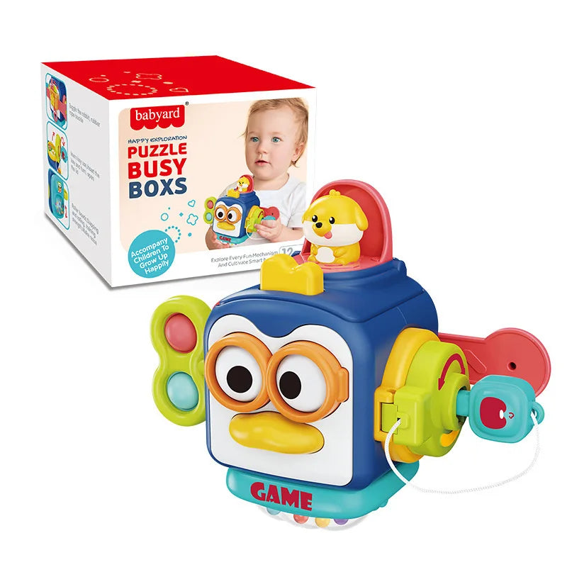 Montessori Busy Cube Sensory Toy