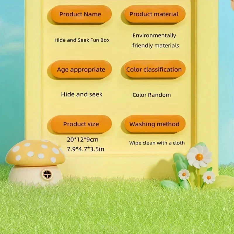 Montessori Pop-Up Animal Toy – Interactive Learning Play Box