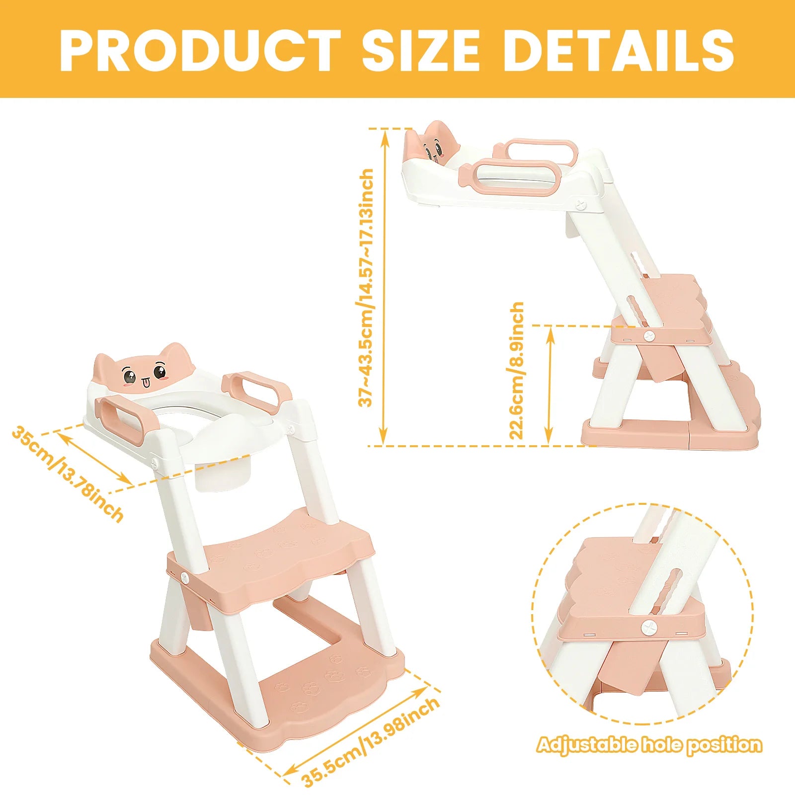 Foldable Portable Baby Boy Potty Training Seat