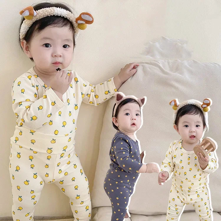 Cotton Warm Toddler Pajama Set