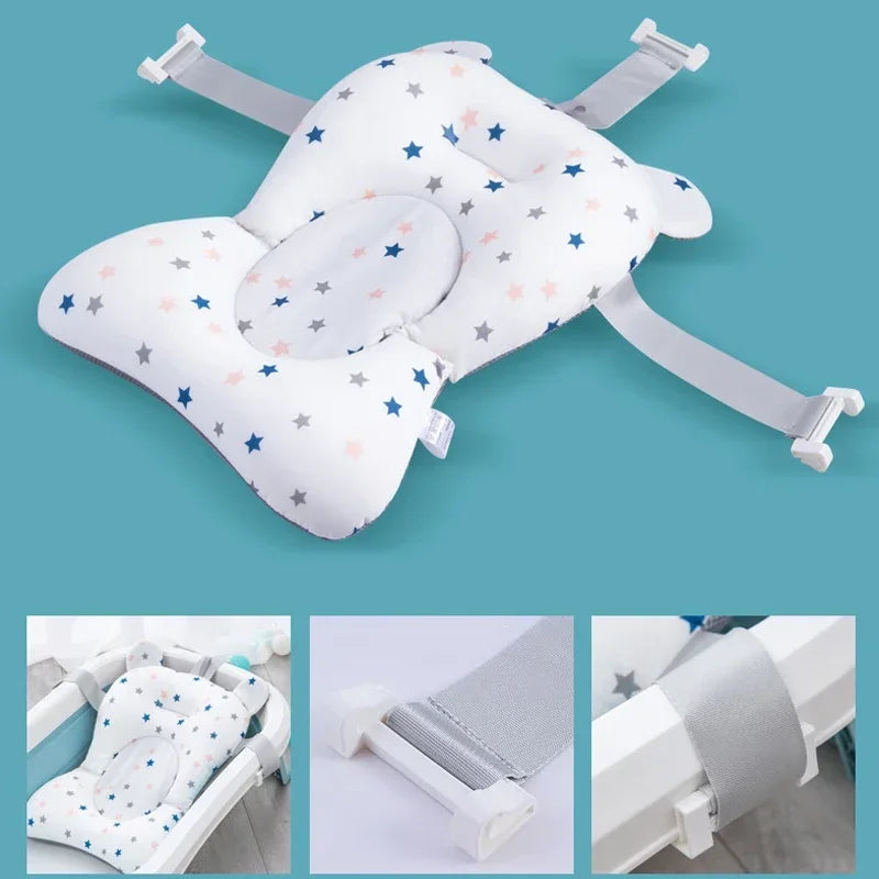Newborn Bath Pillow – Soft Anti-Slip Baby Support Cushion