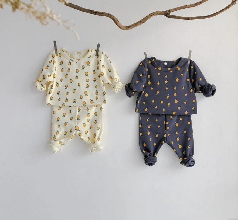 Cotton Warm Toddler Pajama Set