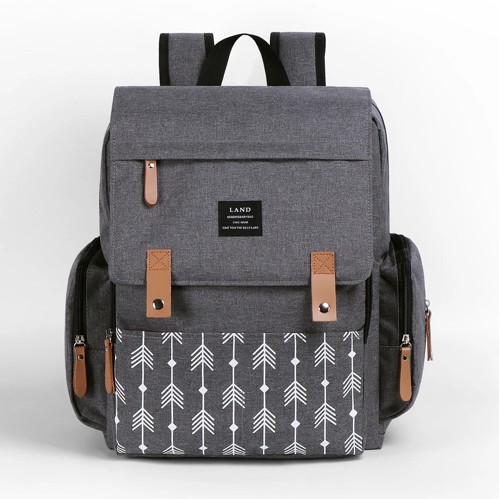 LAND Large Capacity Mommy Diaper Backpack