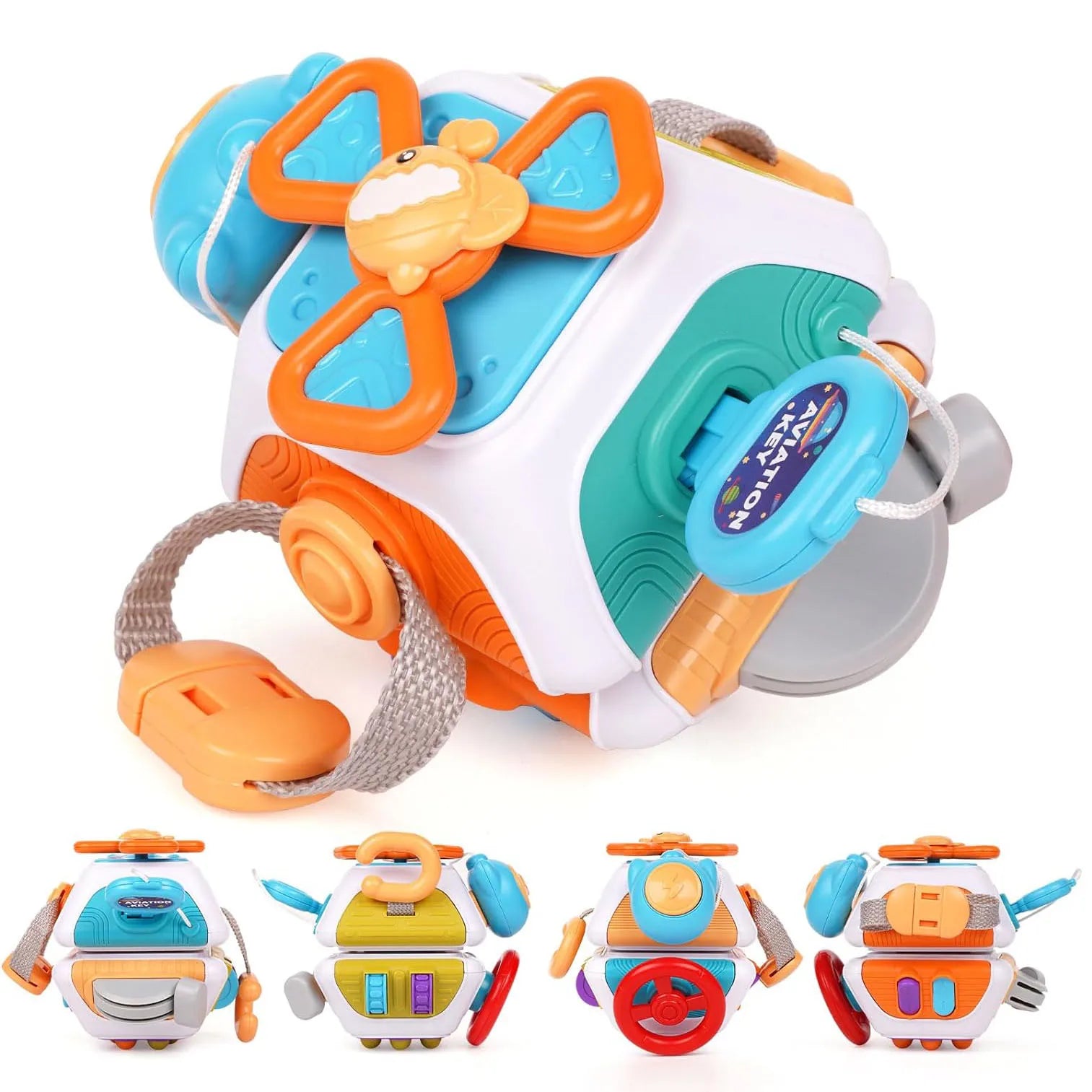 Montessori Busy Cube Sensory Toy