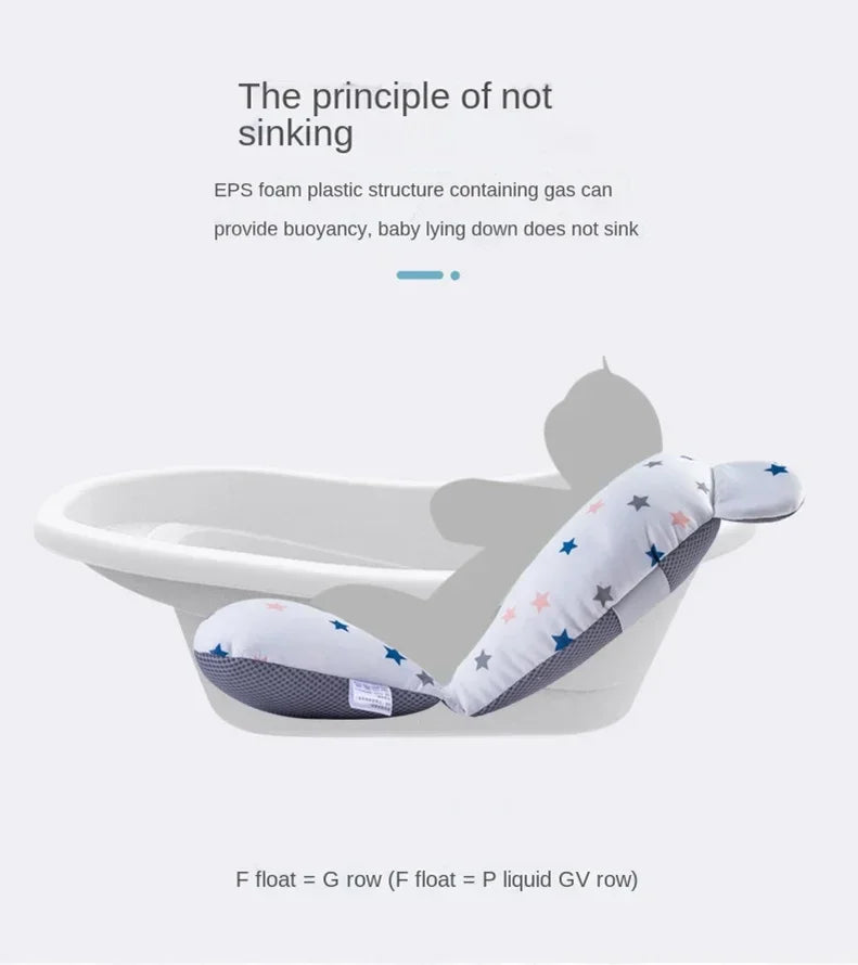 Newborn Bath Pillow – Soft Anti-Slip Baby Support Cushion