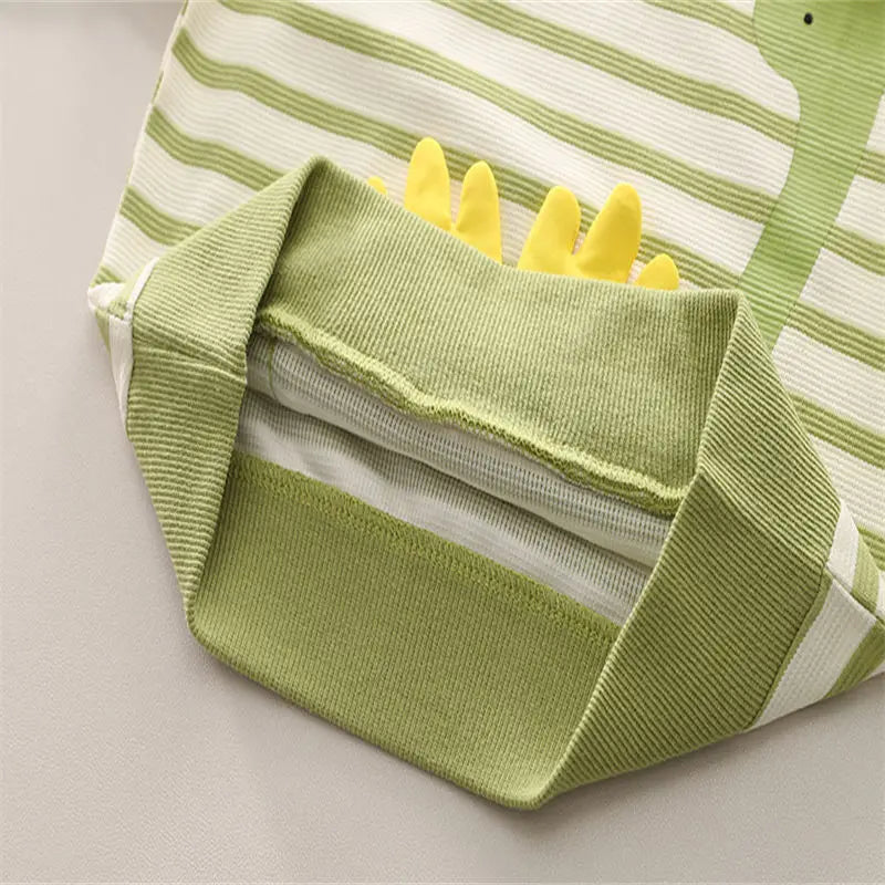 Toddler Boys Dinosaur Tracksuit – Long Sleeve Cartoon Set