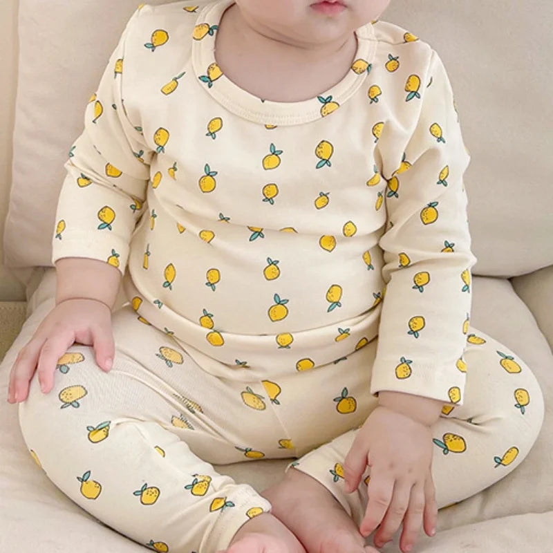 Cotton Warm Toddler Pajama Set