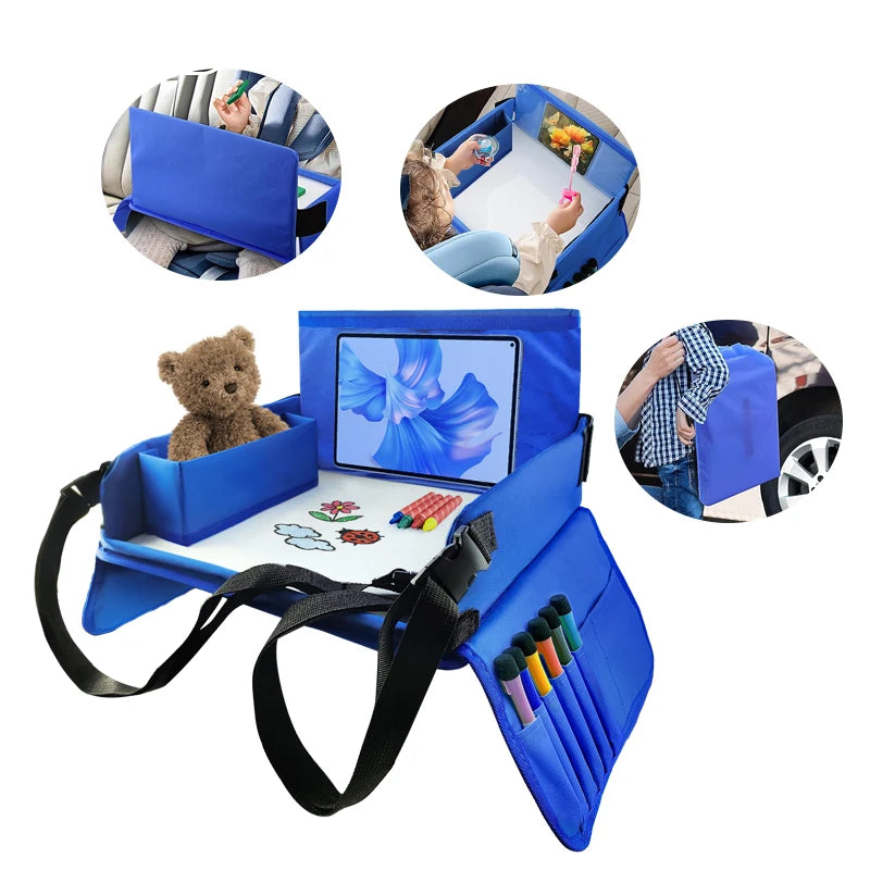 Kids Travel Tray for Car and Road Trips