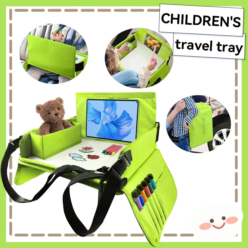 Kids Travel Tray for Car and Road Trips
