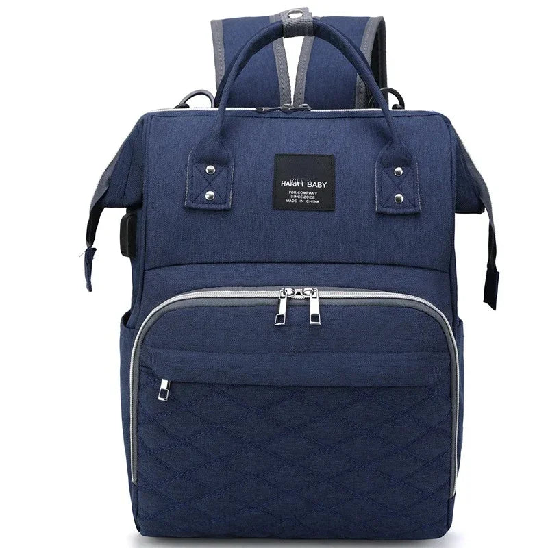 Large Capacity Mommy Diaper Bag with Stroller Straps and Changing Mat
