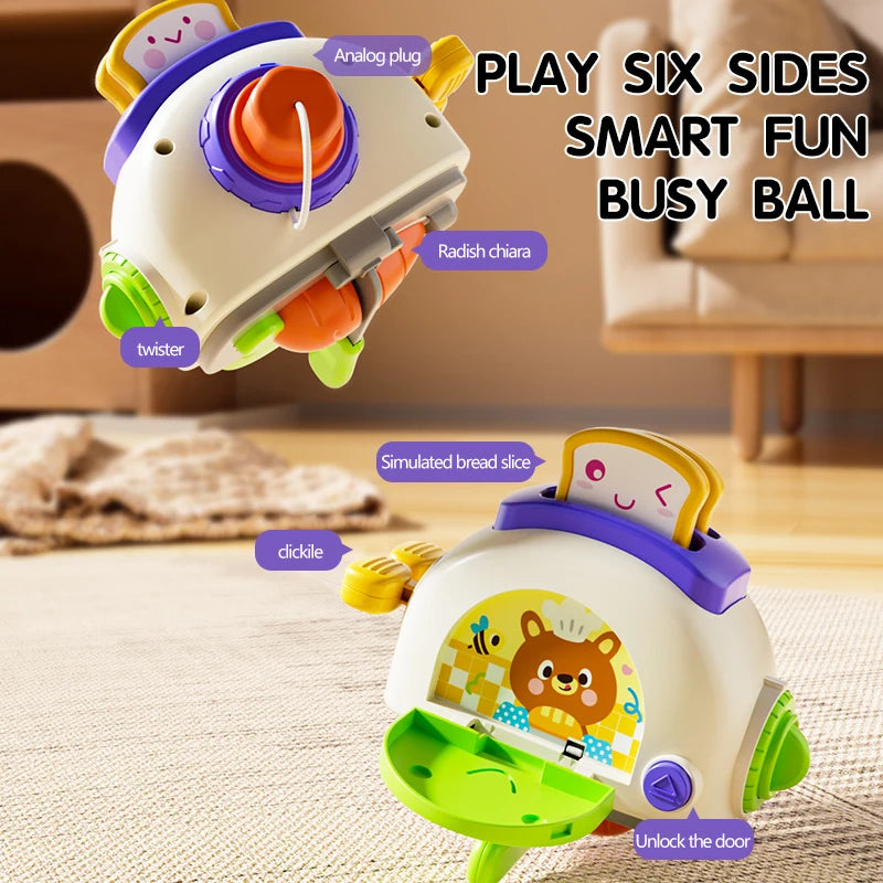 Montessori Busy Cube Sensory Toy