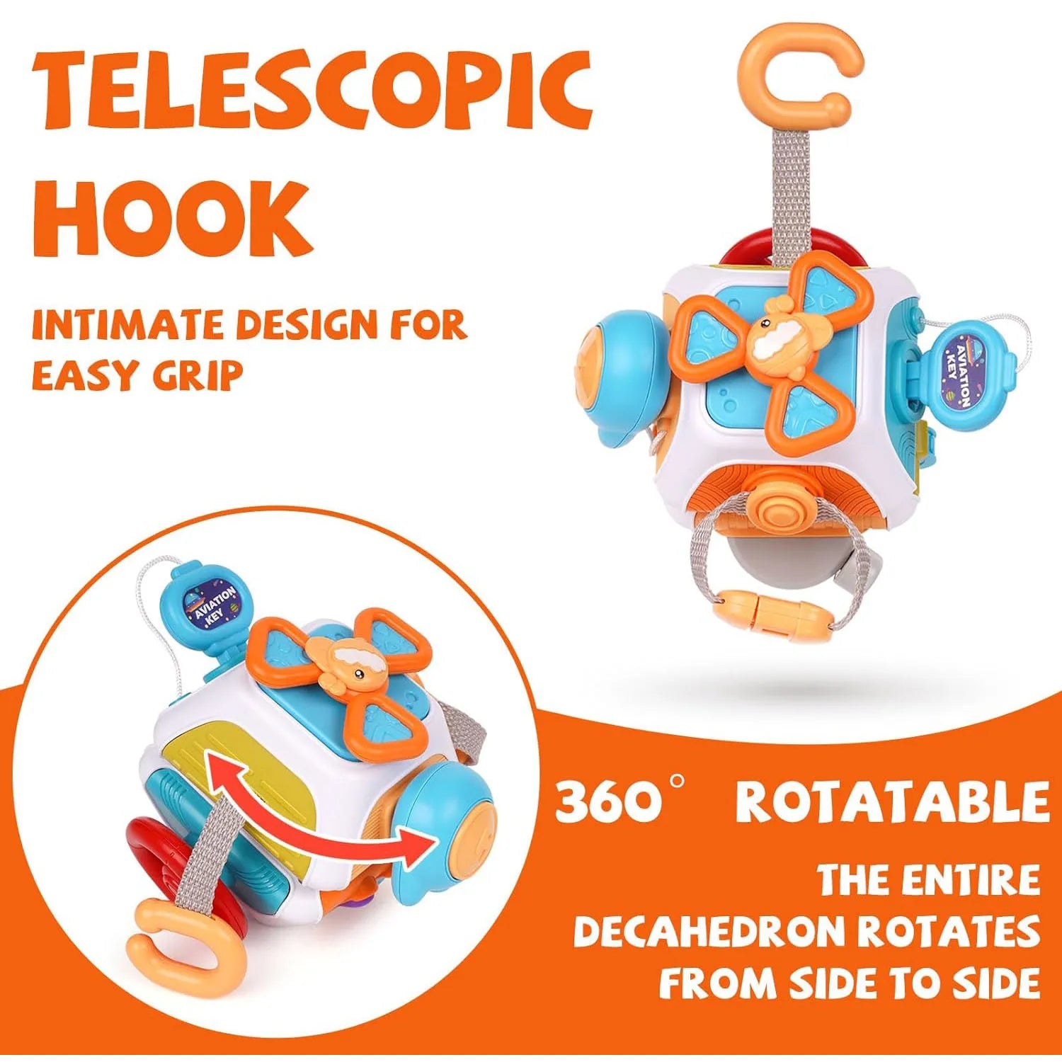 Montessori Busy Cube Sensory Toy