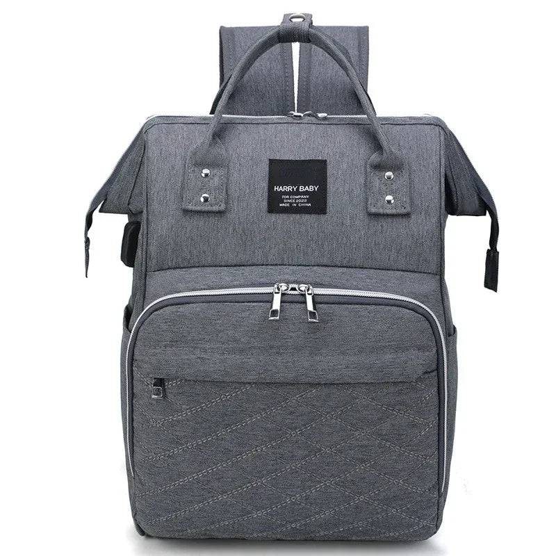Large Capacity Mommy Diaper Bag with Stroller Straps and Changing Mat