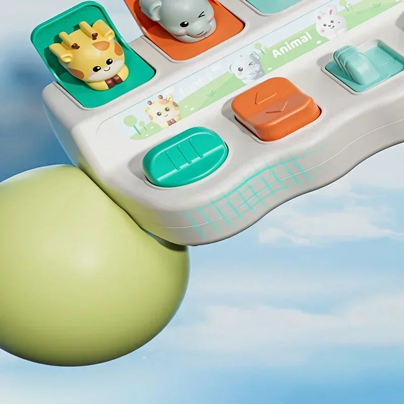 Montessori Pop-Up Animal Toy – Interactive Learning Play Box