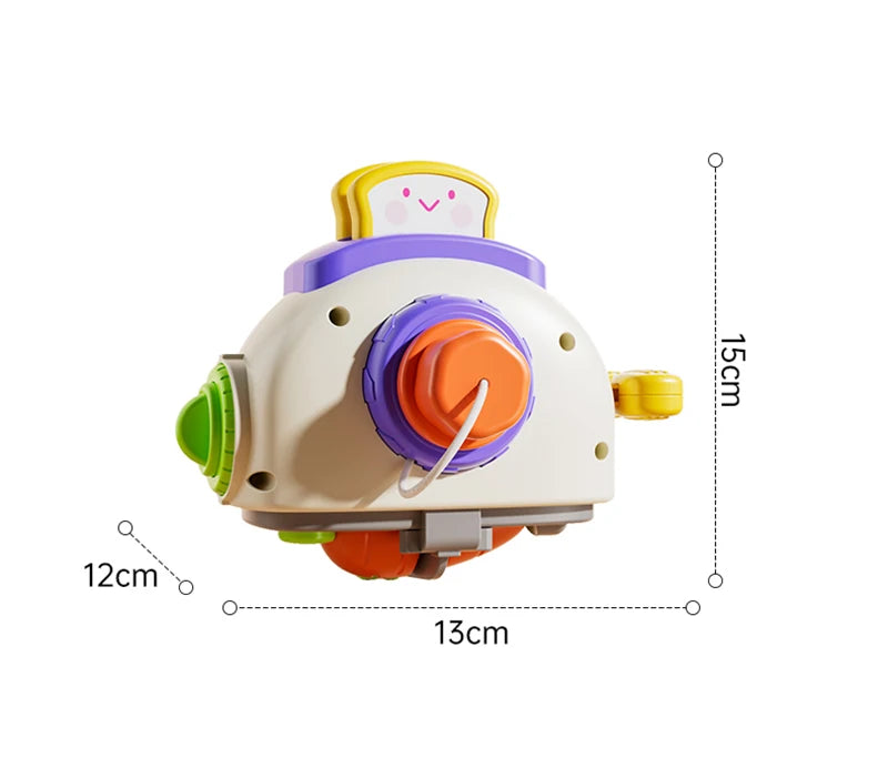 Montessori Busy Cube Sensory Toy