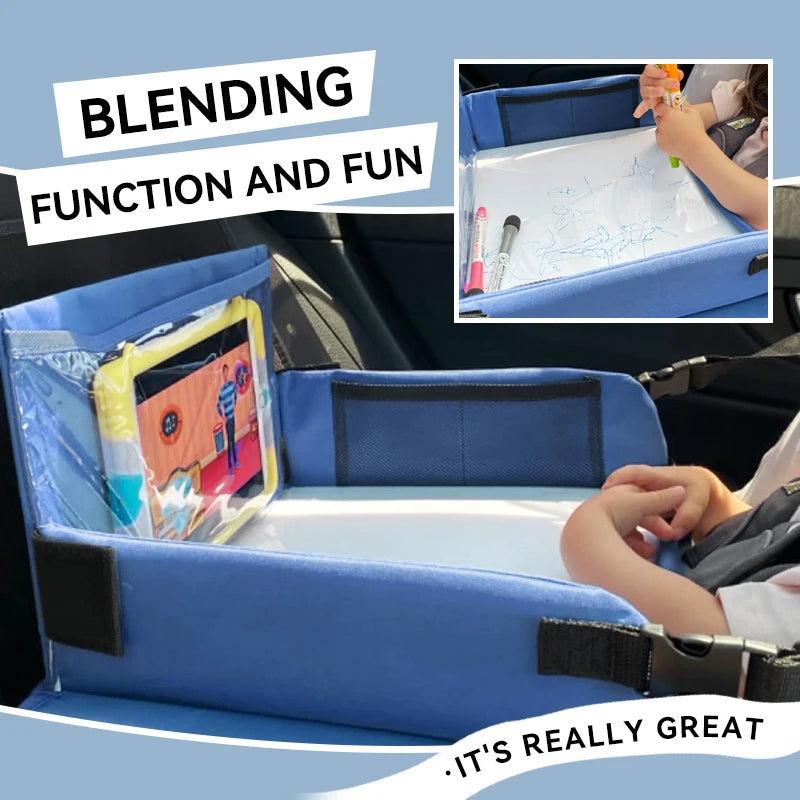 Kids Travel Tray for Car and Road Trips