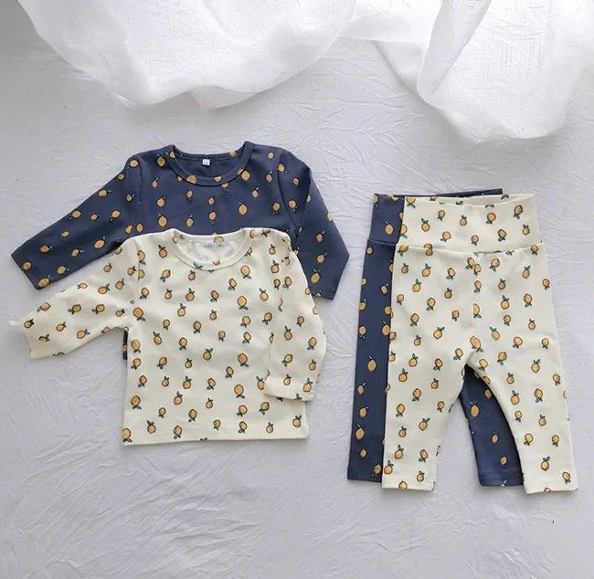 Cotton Warm Toddler Pajama Set