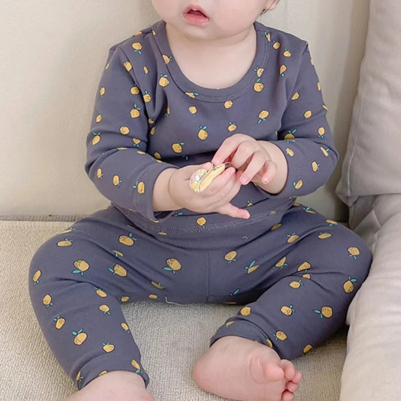 Cotton Warm Toddler Pajama Set